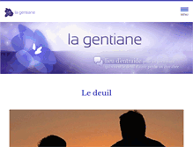 Tablet Screenshot of lagentiane.org